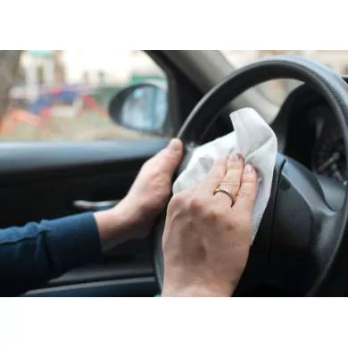 Feuchttücher fürs Auto