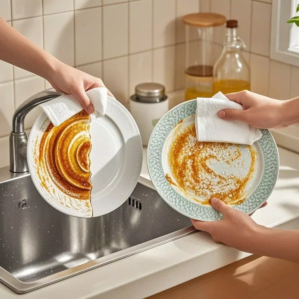 Reinigung nasse Tücher für die Küche